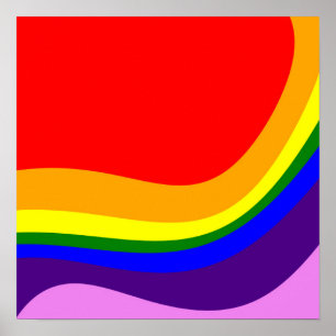 Poster Arco-íris Roy G Biv