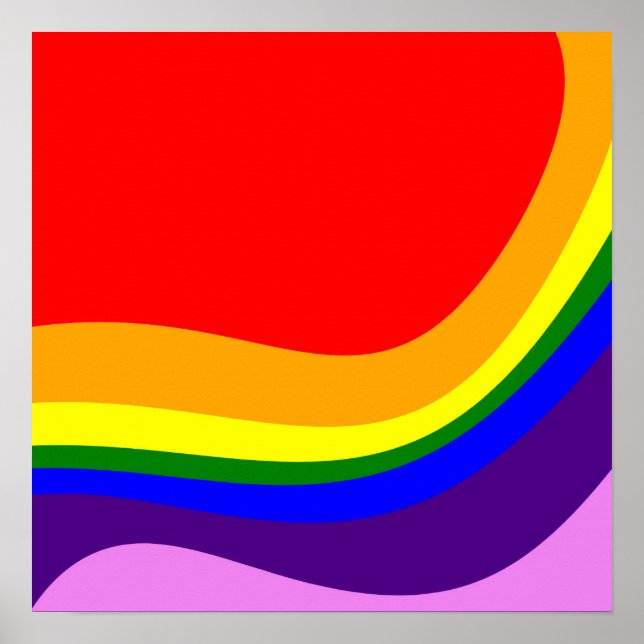 Poster Arco-íris Roy G Biv (Frente)
