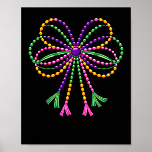 Poster Arco Mardi Gras Festival Fleur De Lis Carn