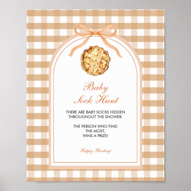 Poster Arco Nosso Pequeno Jogo Da Pie Bebê (Frente)