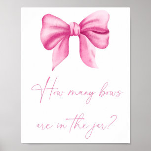 Poster Arco rosa - adivinhe quantos arcos em jarro