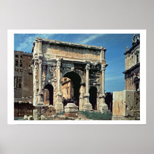 Póster Arco triunfal de Septimius Severus, dedicado