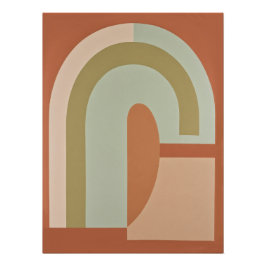 póster arcoiris boho