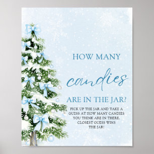 Poster Arcos Chute de Natal Quantas Balas Chuvada de Bebê
