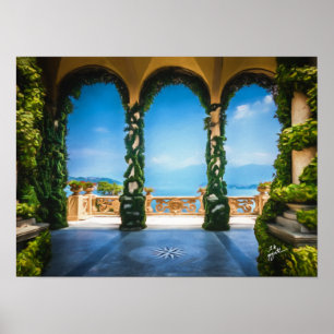 Poster Arcos da arte elegante da foto de Italia