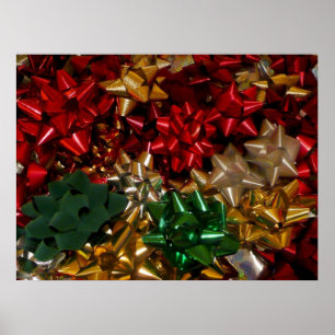 Póster Arcos de Natal Coloridos Festivos Férias