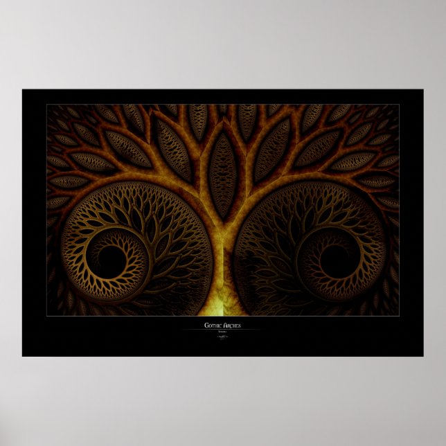 Póster Arcos góticos (Frente)