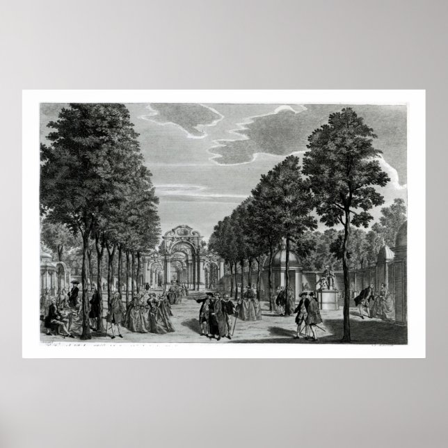 Póster Arcos Triunfais, Estátua de Handel no Sul (Frente)