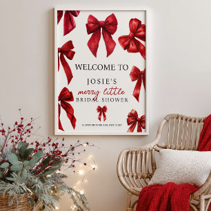 Poster Arcos Vermelhos Coquete Christmas Inverno Noiva Be