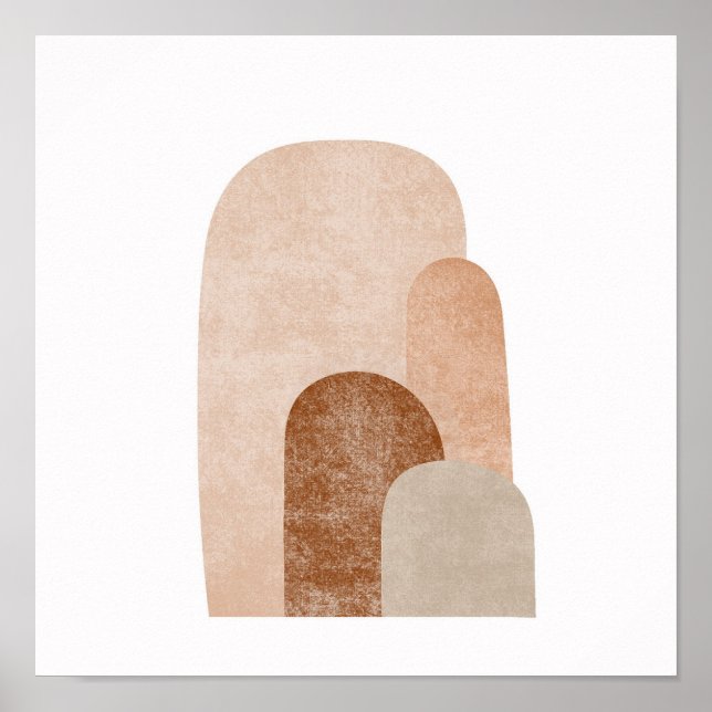 Poster Arcs Simple Boho Desenha Boho Chic Aestic Bohe (Frente)