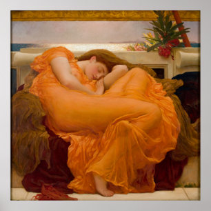 Poster Ardendo junho - senhor Leighton de Frederic