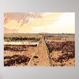 Poster Ardrossan Beach Sunset, Scotland