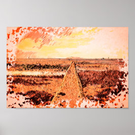 Poster Ardrossan Beach Sunset, Scotland