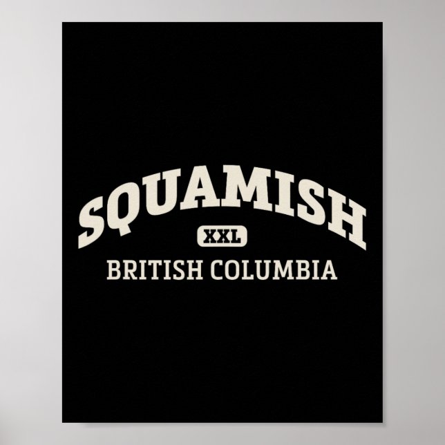 Poster Área de Escalada em Rocha Estilo Squamish College  (Frente)