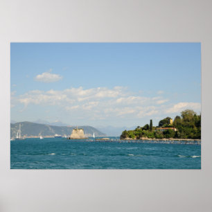 Póster área de Portovenere da província de La Spezia na L