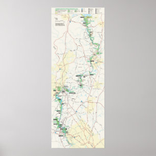 Póster Área de recreação nacional de Chattahoochee Riv