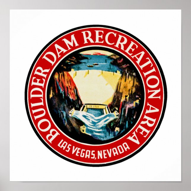 Póster Área de Recriação de Boulder Dam (Frente)