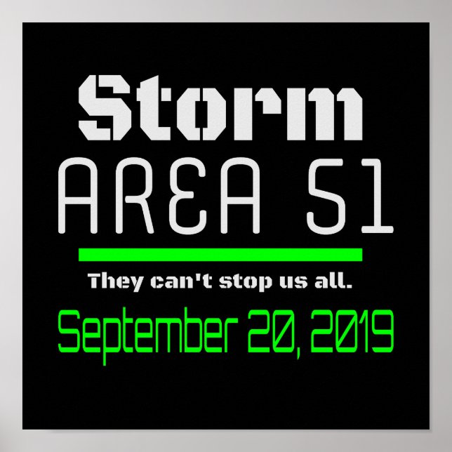 Poster Área de tempestade 51 de setembro de 20 de setembr (Frente)