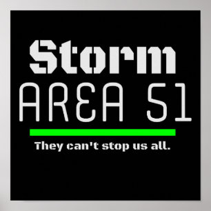 Poster Área de tempestade 51 Eles não podem nos impedir d