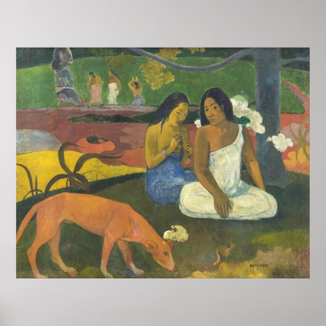 Póster Arearea Paul Gauguin Canvas (Frente)