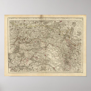 Póster Áreas urbanas de France 2