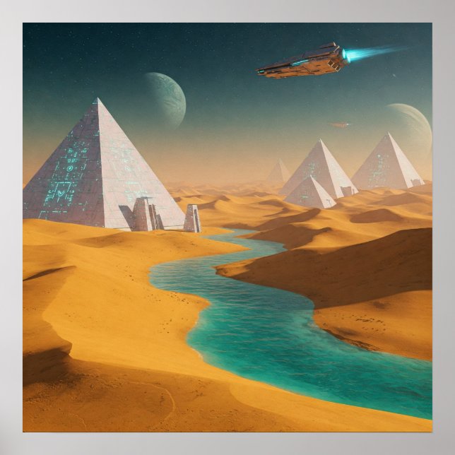 Poster Areia do Deserto (Frente)