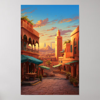 Poster Areia do tempo: os encantos persistentes de Marraq