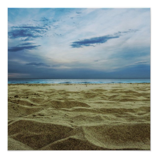 Póster Areia na praia (Frente)