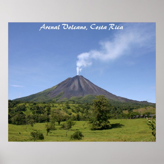 Poster Arenal Volcano Costa Rica (Frente)