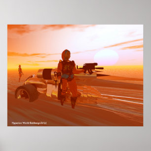 POSTER ARES CYBORG, HIPERION DESERTO, FICHA CIENTÍFICA