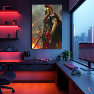 Poster Ares, Deus da Guerra - Portador de Batalha e Fúria