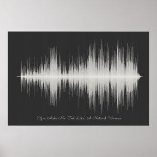 Poster Aretha Franklin Natural Mulher Marinha
