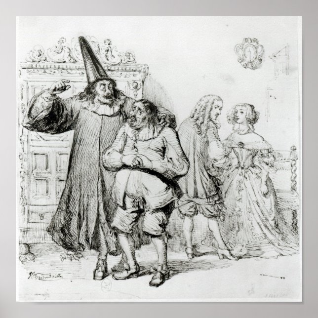 Póster Argan e Monsieur Purgon (Frente)