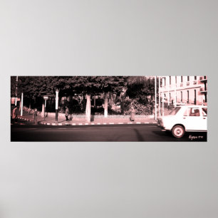 Poster Argélia Antiga centro da cidade de Argel