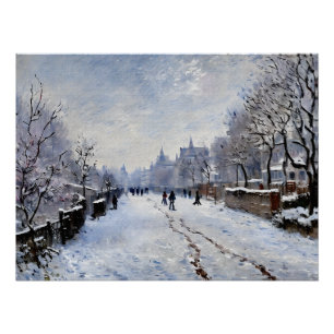 Póster Argenteuil coberto por neve