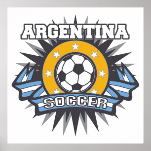 Poster Argentina - Burst de Futebol