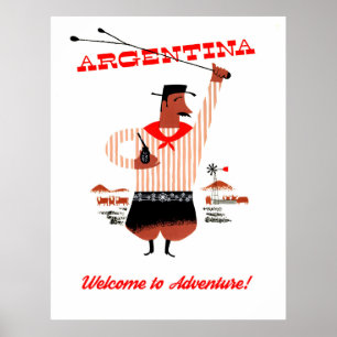 Poster Argentina Gauchos