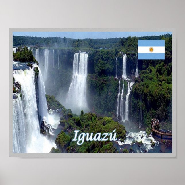 Poster Argentina - O Iguazu Cai - (Frente)