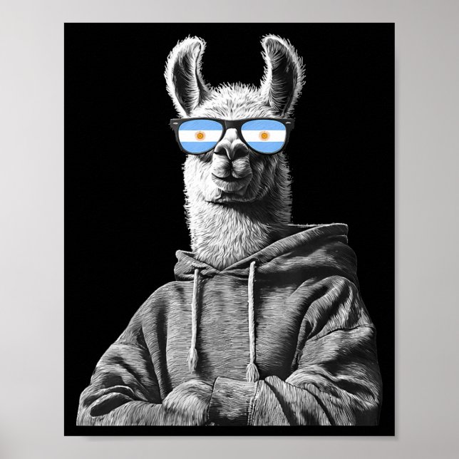 Poster Argentina Pride Argentinian Flag  (Frente)