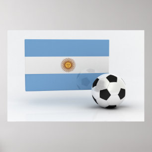 Póster Argentina Soccer