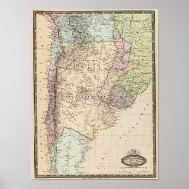 Poster Argentina, Uruguai (Frente)