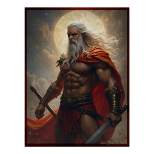 Póster Áries Deus da Guerra: Lenda Mitológica
