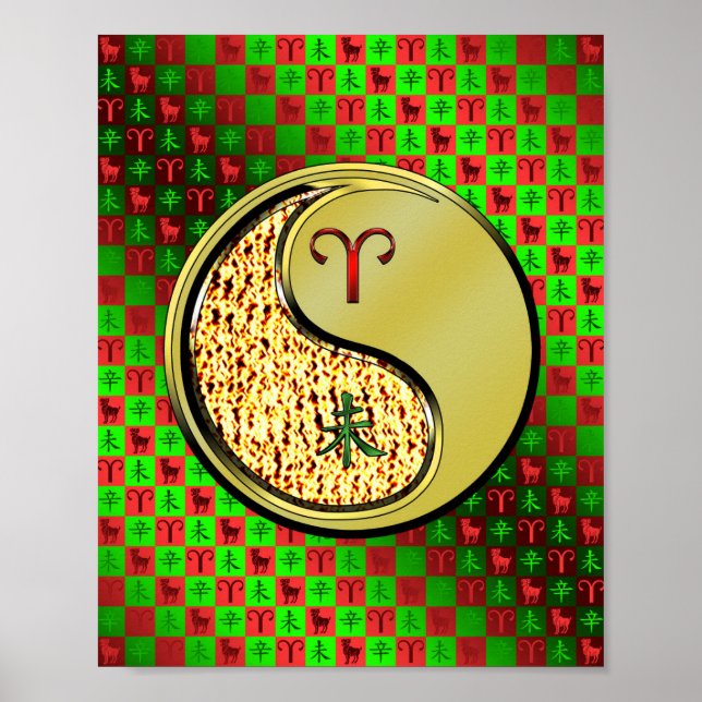 Poster Aries e Cabra Metálica (Frente)