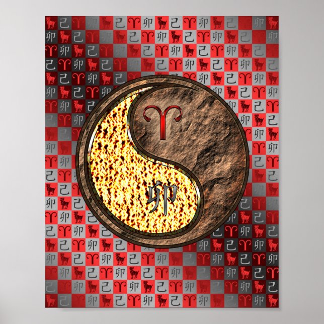 Poster Aries & Earth Rabbit (Frente)