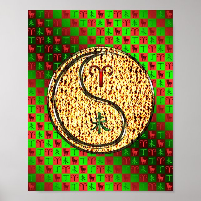 Poster Aries & Fire Goat (Frente)