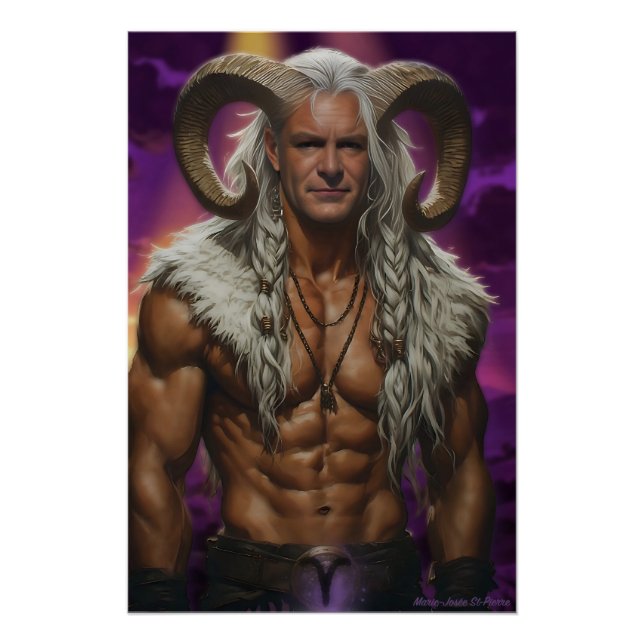Póster Áries Lindo (Frente)