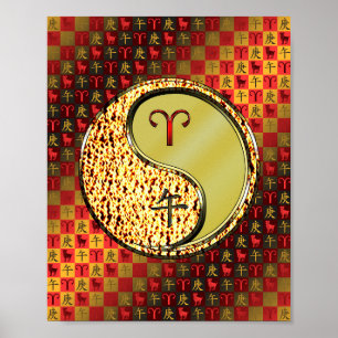 Poster Aries & Metal Horse