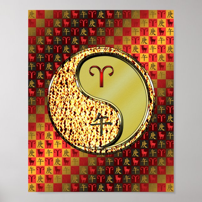 Poster Aries & Metal Horse (Frente)
