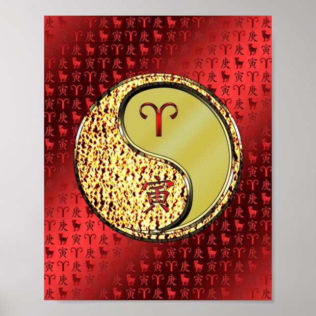 Poster Aries & Metal Tiger (Frente)