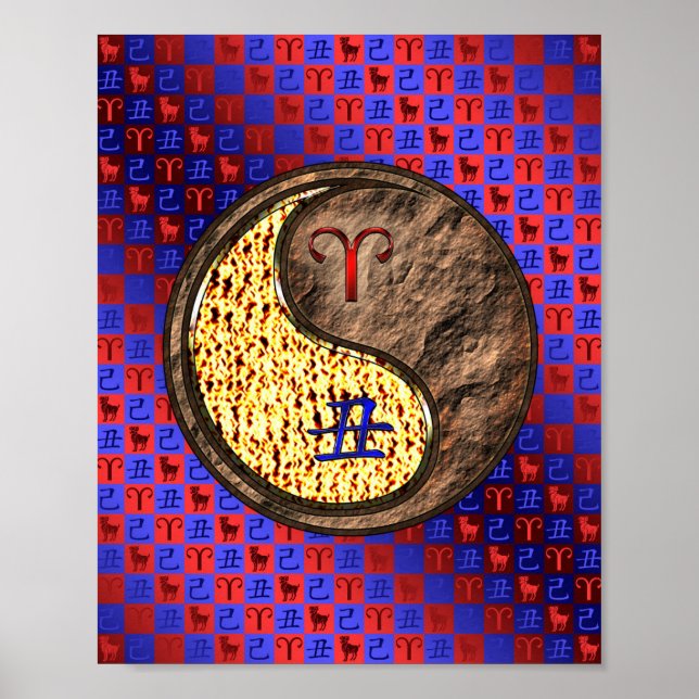 Poster Áries & Terra Ox (Frente)